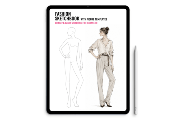 Download Fashion Sketchbook 300 Female Figure - Fashion Collection