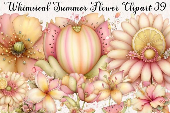 Download Whimsical Summer Flower Clipart - Whimsical Collection